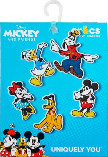 Disney Mickey & Friends Jibbitz Assorted 5-Pack Shoe Charms