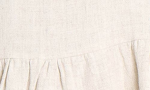 Petal And Pup Petal & Pup Acoustic Ruffle Linen Blend Tank In White