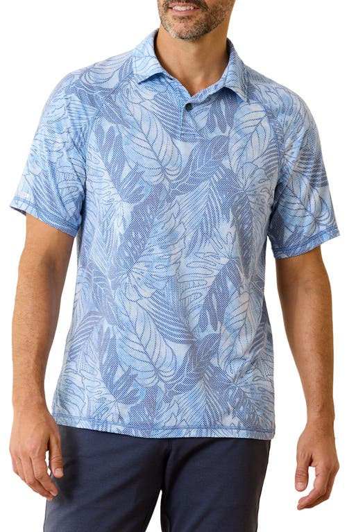 Tommy Bahama Tie Dye Fronds IslandZone Performance Polo in Blue Lapis at Nordstrom, Size Xx-Large