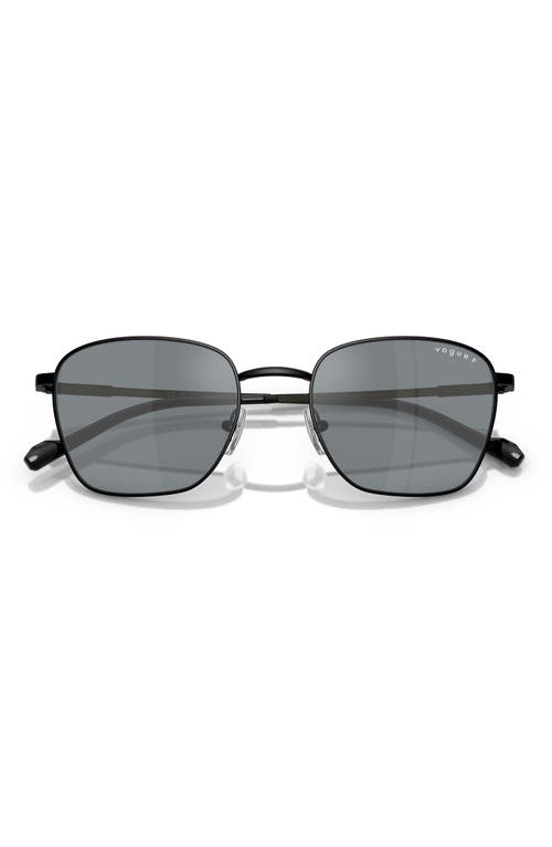 Vogue 53mm Pillow Sunglasses In Matte Black