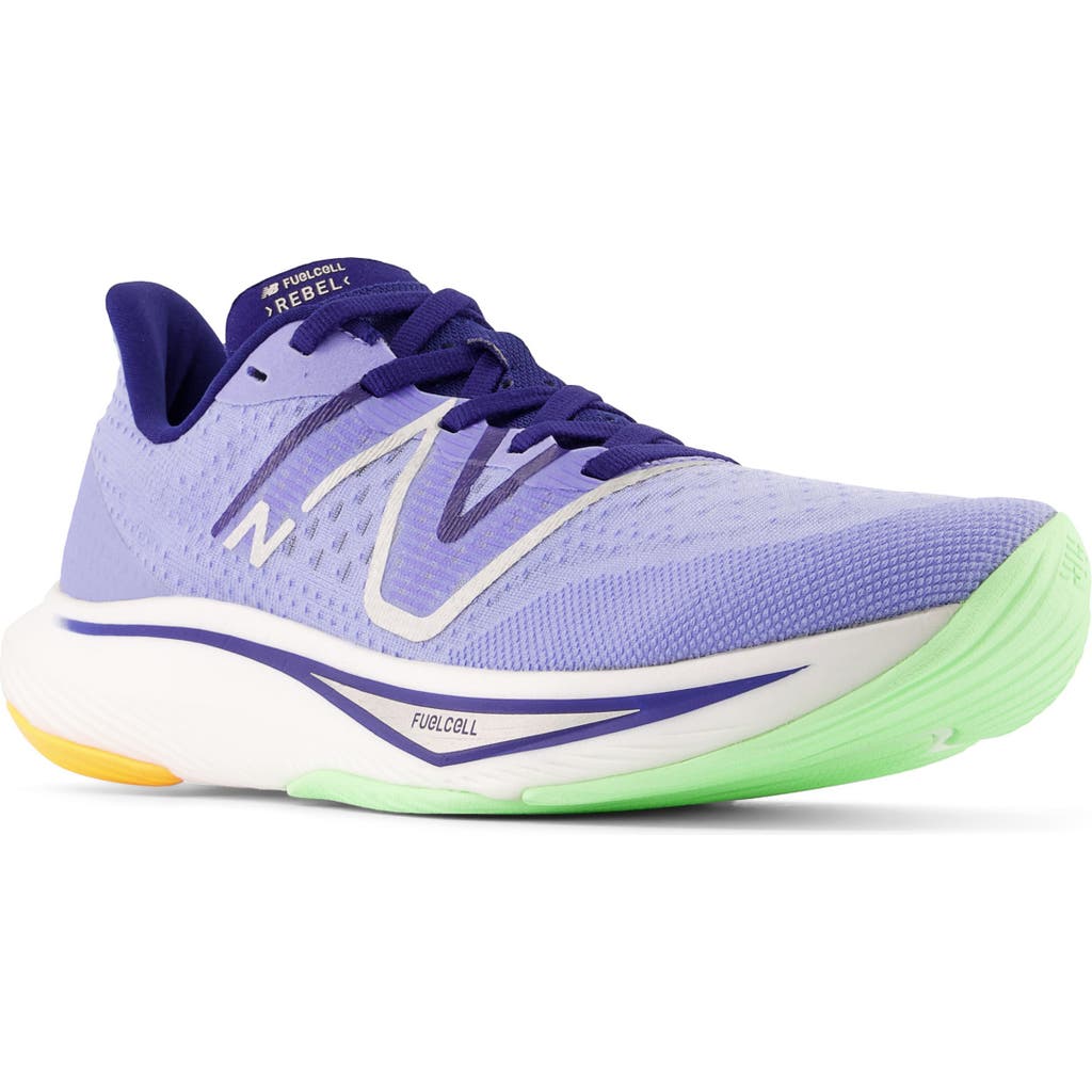 New Balance Fcx Running Shoe In Vibrant Violet/victory Blue