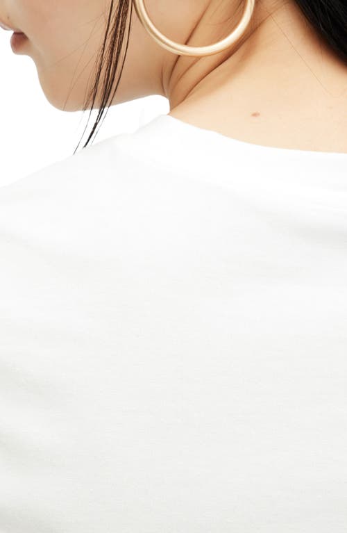 Allsaints West Rolled Sleeve Slim Fit Tank Top In Chalk White