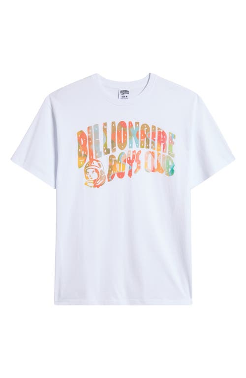 Shop Billionaire Boys Club Arch Cotton Graphic T-shirt In White