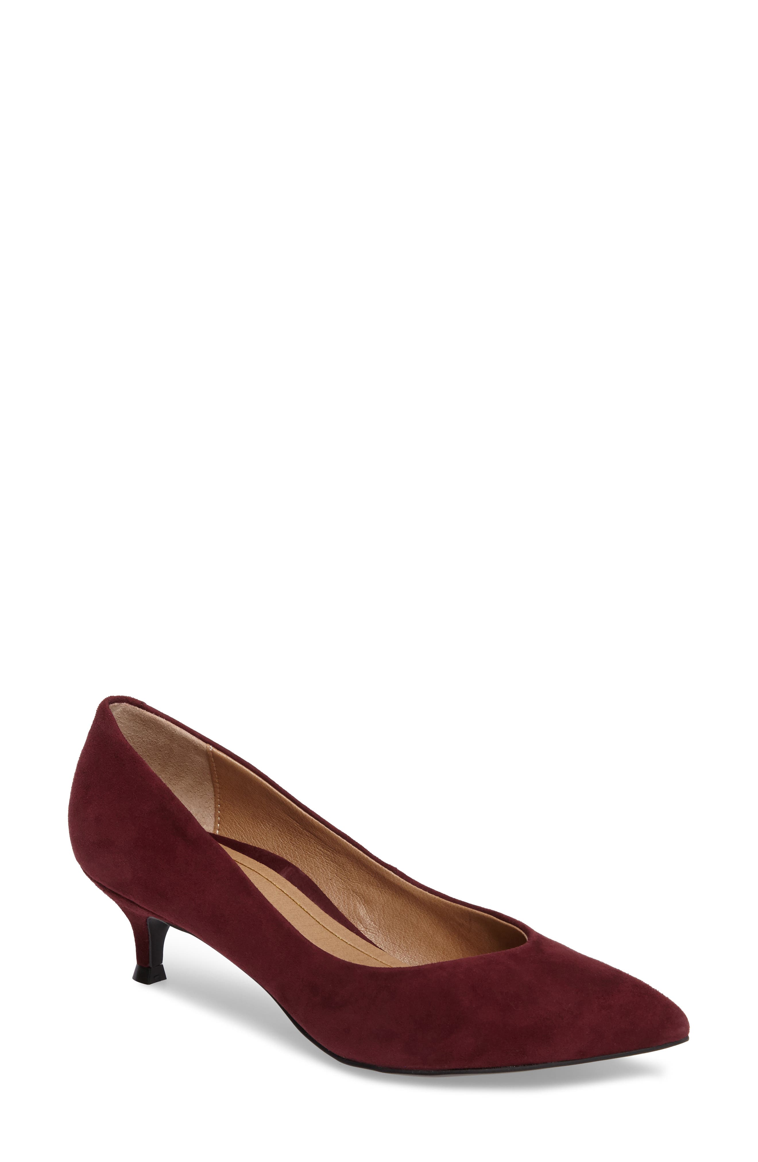 vionic josie kitten heel black