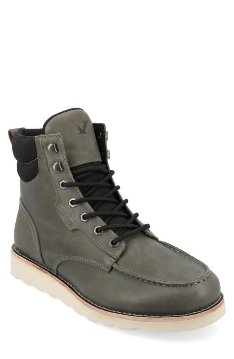 Venture Water Resistant Moc Toe Leather Boot (Men)