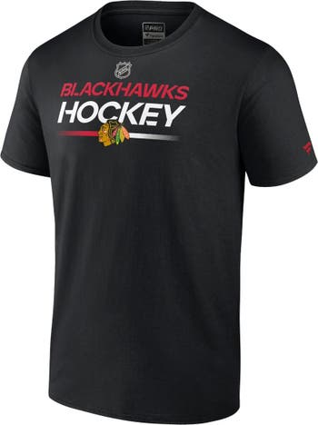 NHL Chicago Blackhawks Primary Logo T-Shirt ,Black
