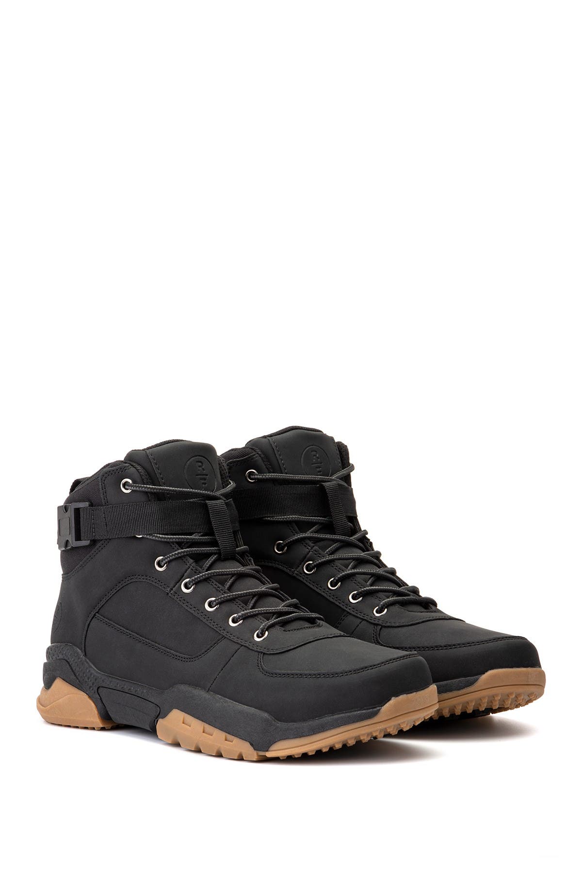 Reserved Footwear Preston Lace-up Boot In Black