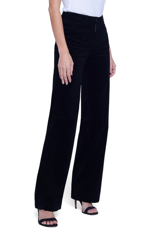 L Agence Clayton Jeans Mit Weitem Bein In Noir