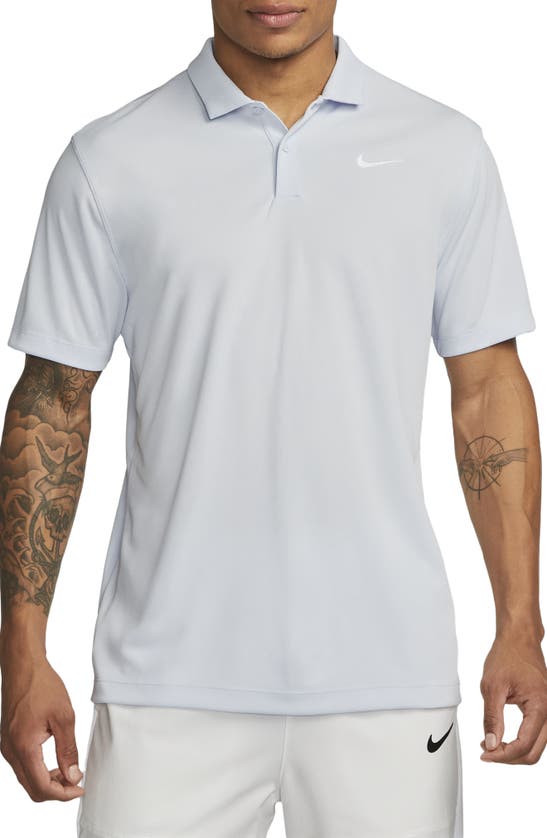 Nike Men's Court Dri-fit Tennis Polo In Grey