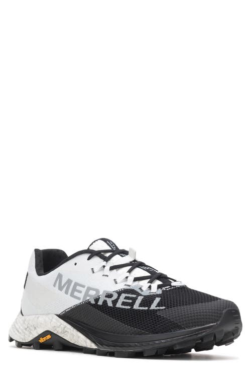 Shop Merrell Mtl Long Sky 2 Running Shoe In Black/white