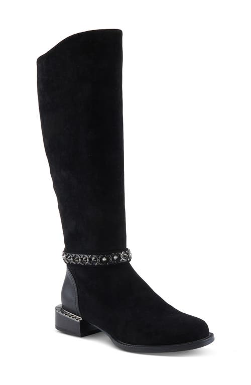 Shop Azura By Spring Step Machino Knee High Boot In Black