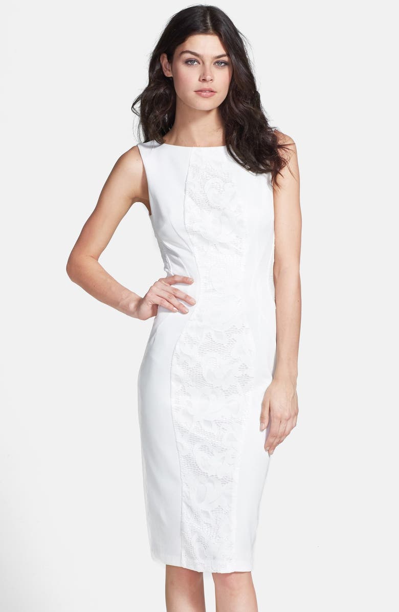 Alexia Admor Lace Inset Sheath Dress | Nordstrom