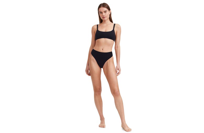 Shop Au Naturel By Gottex Solid Bikini Bra Swim Top In Black