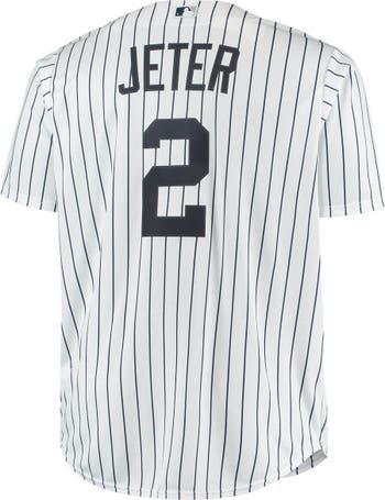 PROFILE Men's Derek Jeter White New York Yankees Big & Tall Replica Player  Jersey