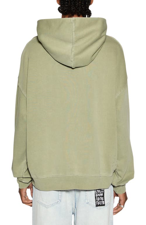 Shop Ksubi Sott Ekcess Oversize Hoodie In Green