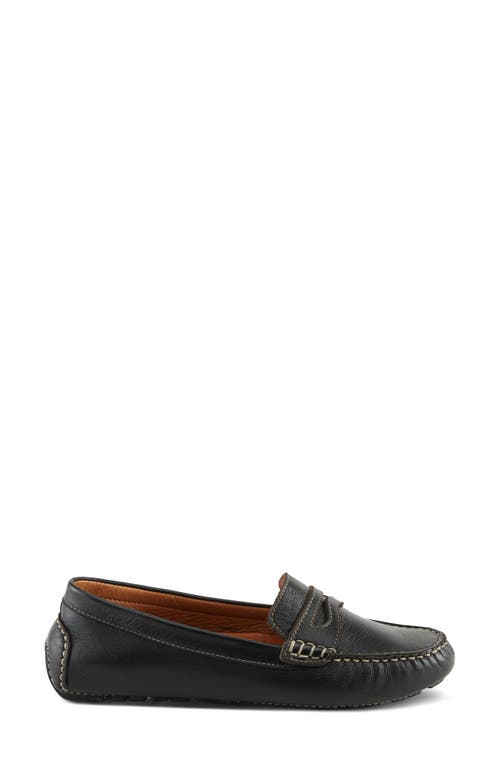 Spring Step Audette Penny Loafer In Black