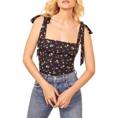 Reformation Ellora Top, Black
