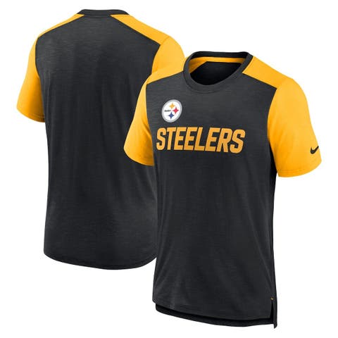 Men's Nike Heathered Black Heathered Gold Pittsburgh Steelers Color 