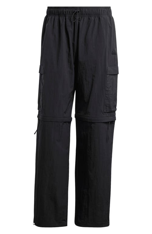 ADIDAS SPORTSWEAR City Escape Premium Convertible Cargo Pants in Black 