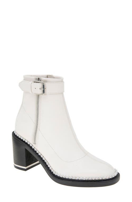 Shop Bcbg Braxi Studded Bootie In Porcelain