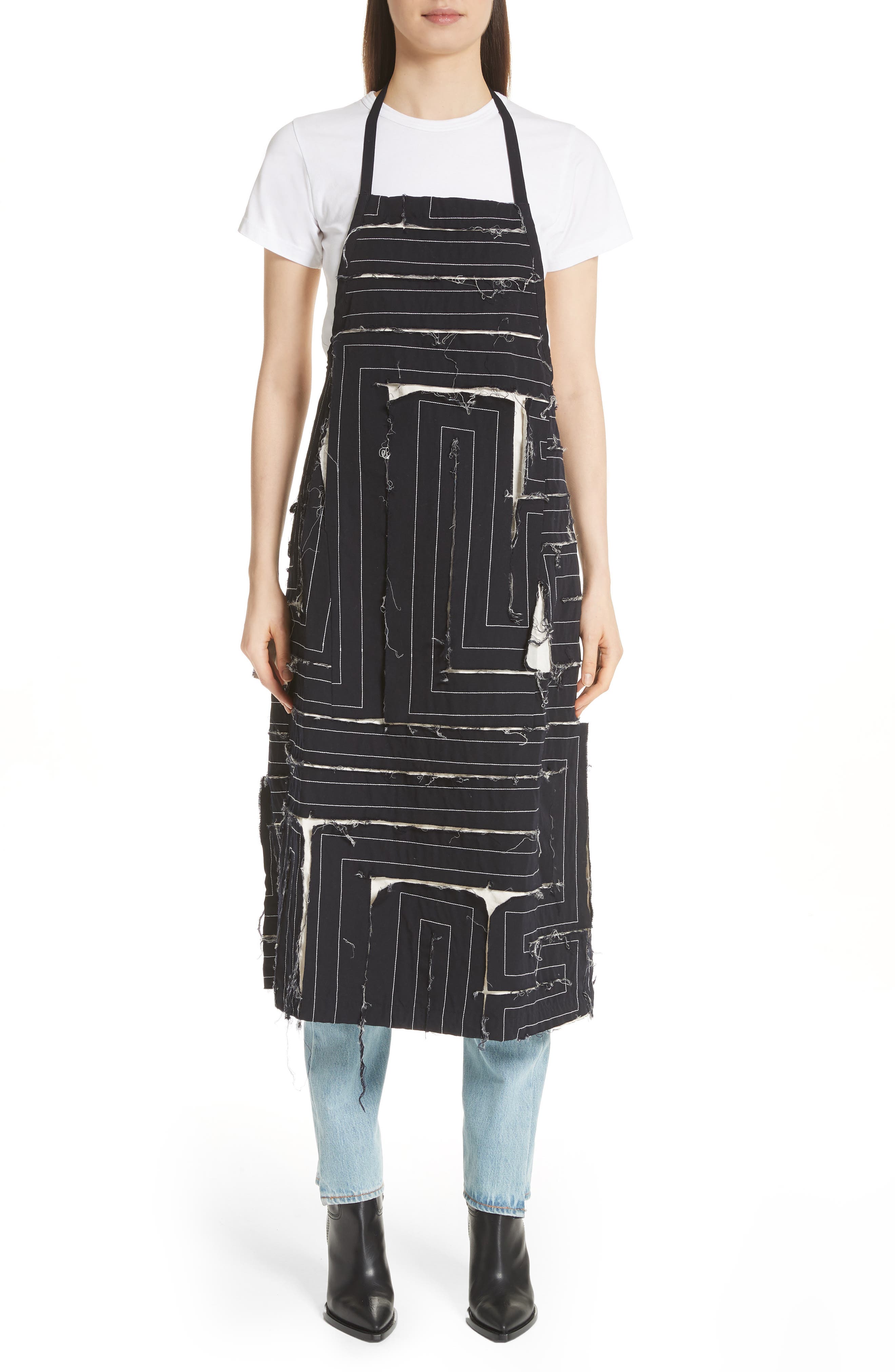 comme des garcons apron dress