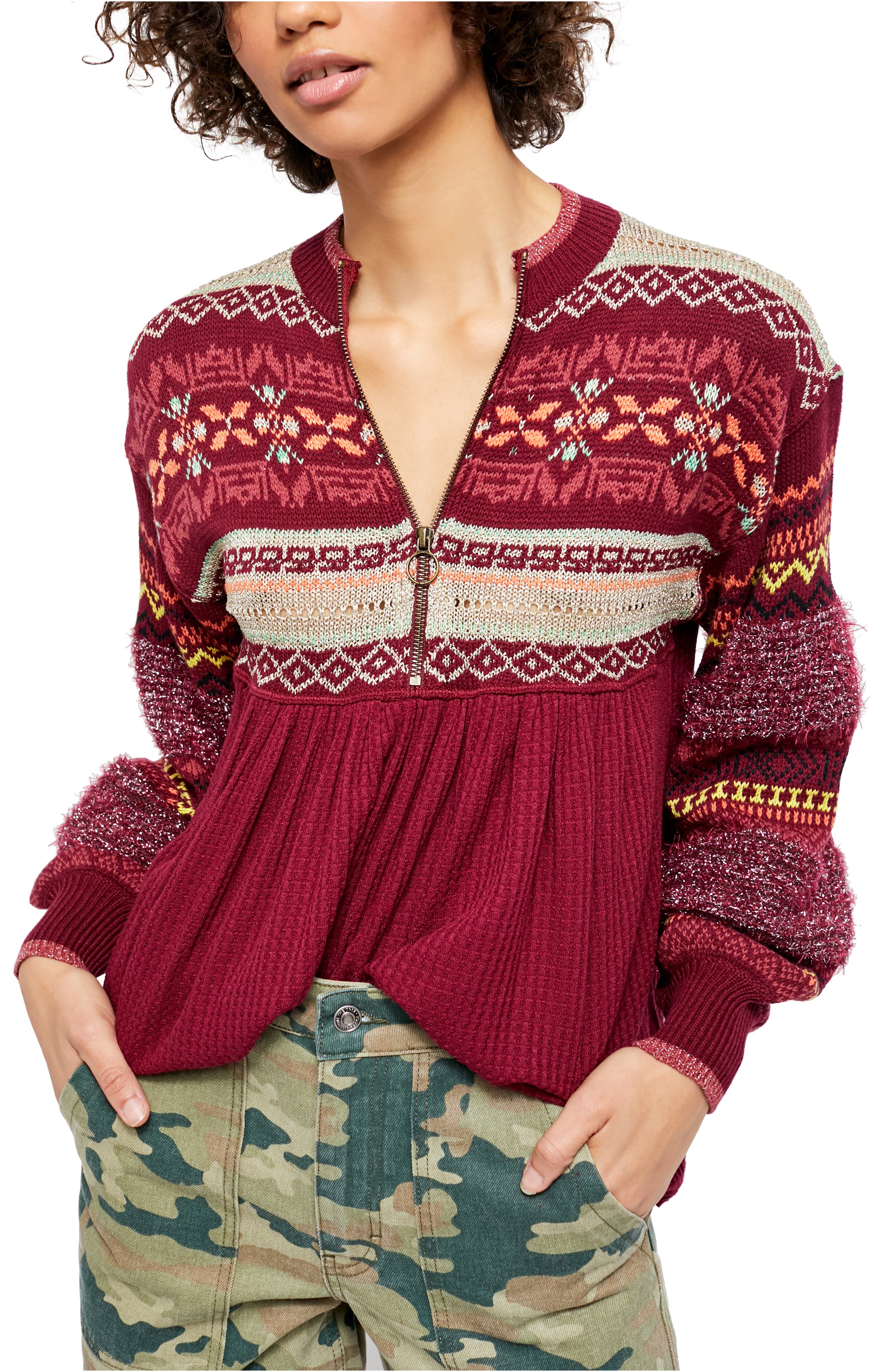 Free People Cabin Fever Swit Tunic Top Nordstrom