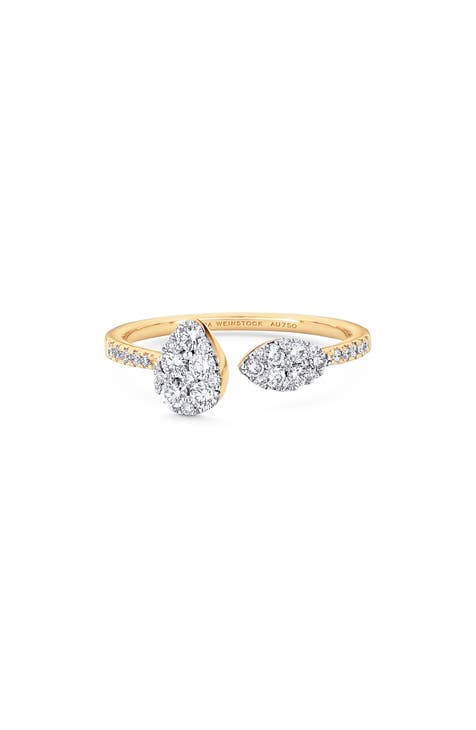 Adira Cushion Cluster Choker | Shop 18K Gold and Diamond Jewelry Choker Necklaces | Sara Weinstock Fine Jewelry Rose Gold