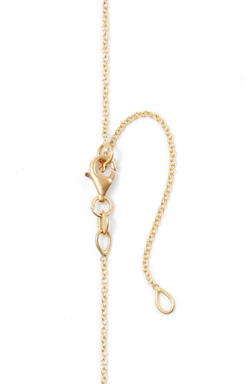 BONY LEVY BONY LEVY 18K GOLD PAVÉ DIAMOND INITIAL PENDANT NECKLACE