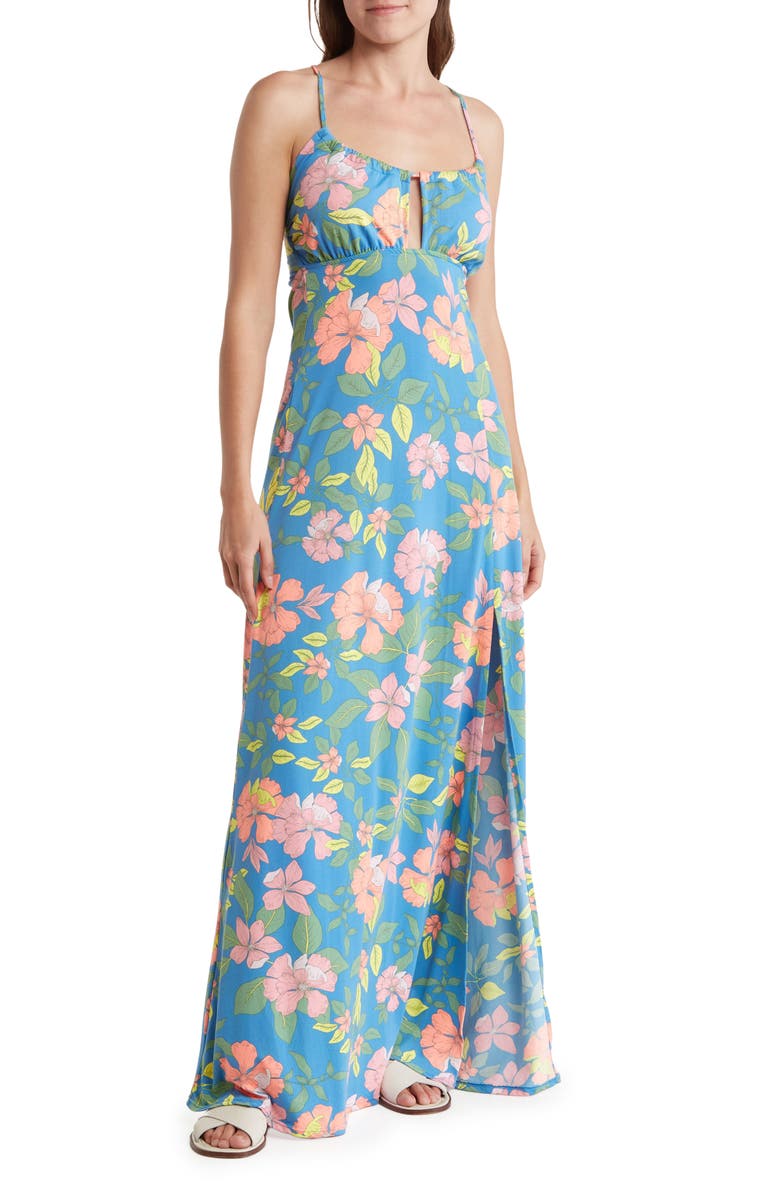 Maaji Starflower Zandra Floral Cover-Up Maxi Dress | Nordstromrack