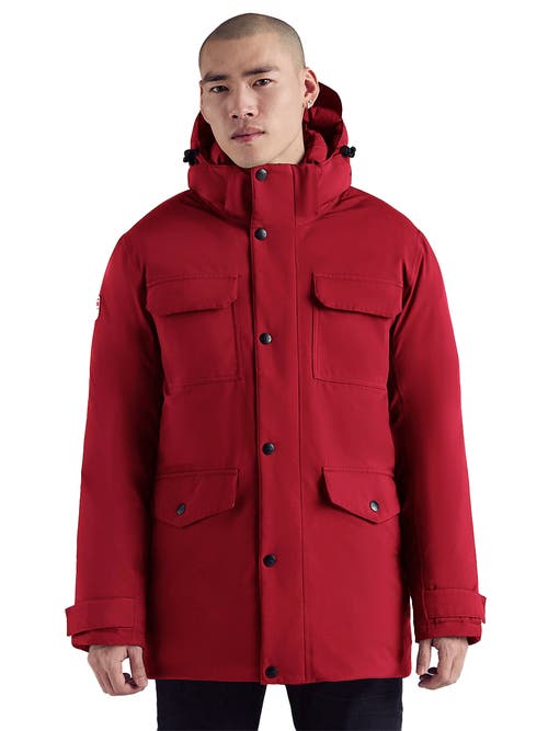 Triple F.a.t. Goose Down Parka In Red