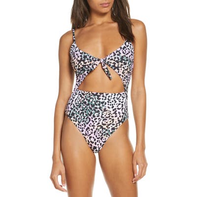 Veronica Beard Aniston One-Piece Swimsuit, Purple