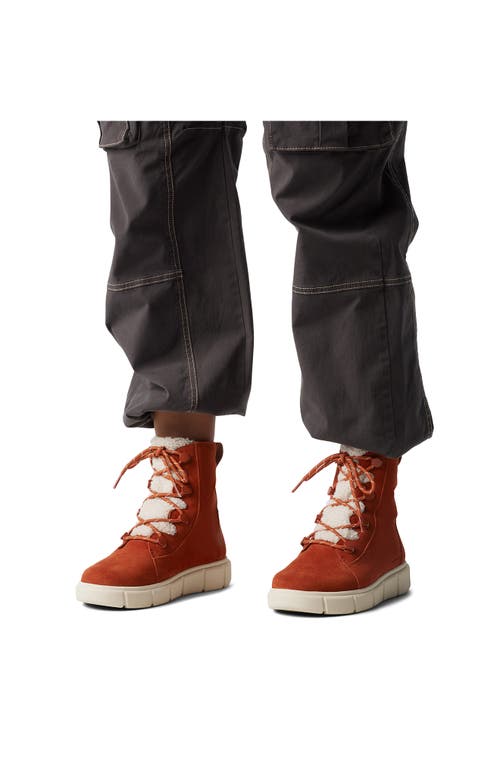 Sorel Explorer Iii Joan Waterproof Boot In Sanguine/natural
