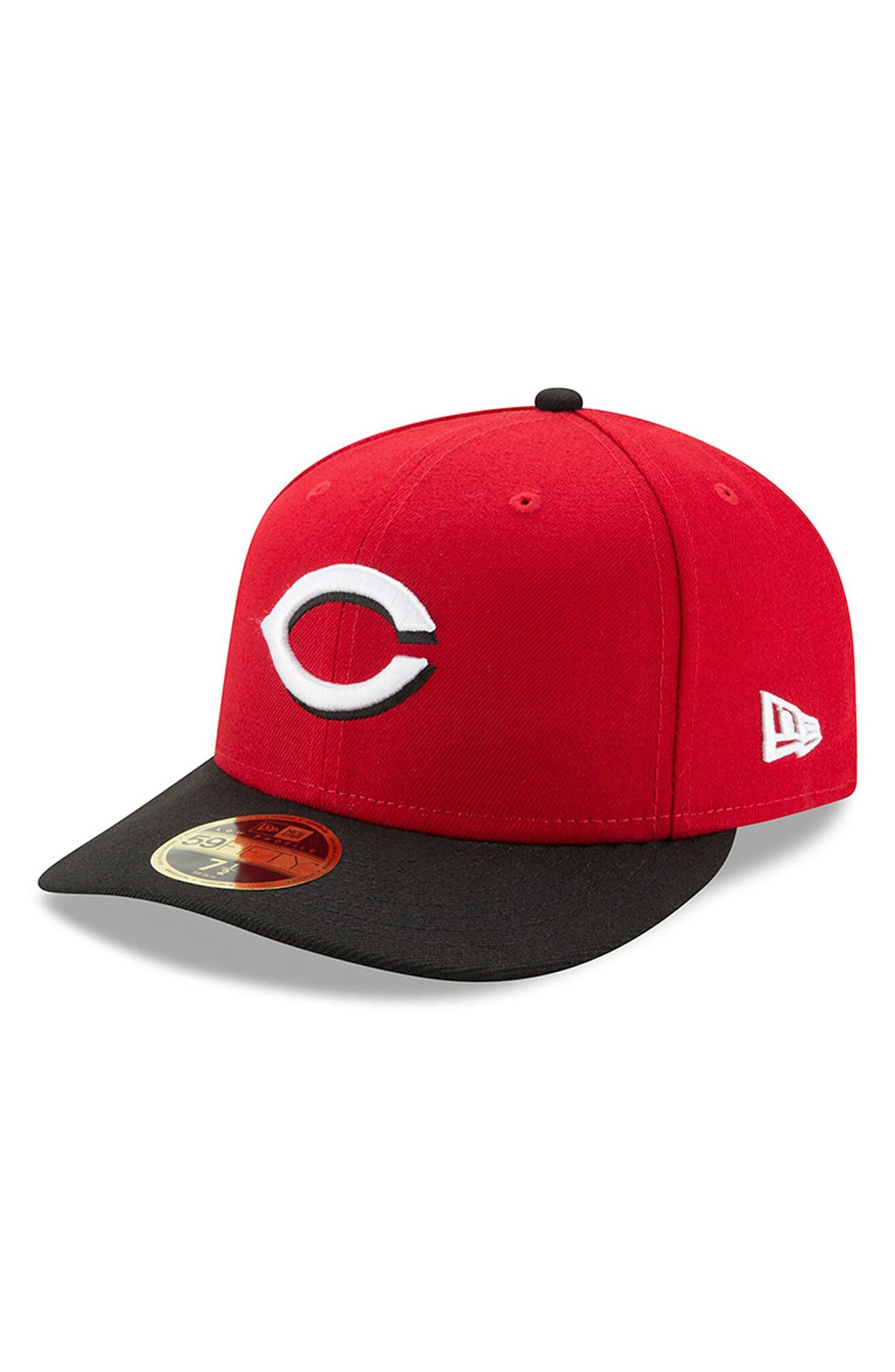cincinnati reds fitted hat
