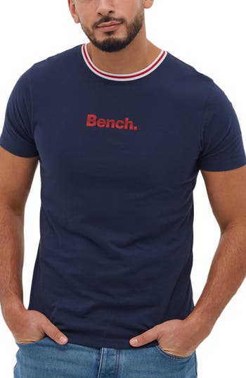 Shop Bench . Monoco Ringer Cotton Graphic T-shirt In Navy