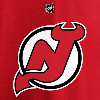 Youth New Jersey Devils Jack Hughes Red Player Name & Number T-Shirt