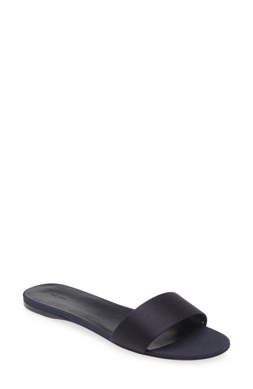 The Row Combo Slide Sandal Deep Navy at Nordstrom,