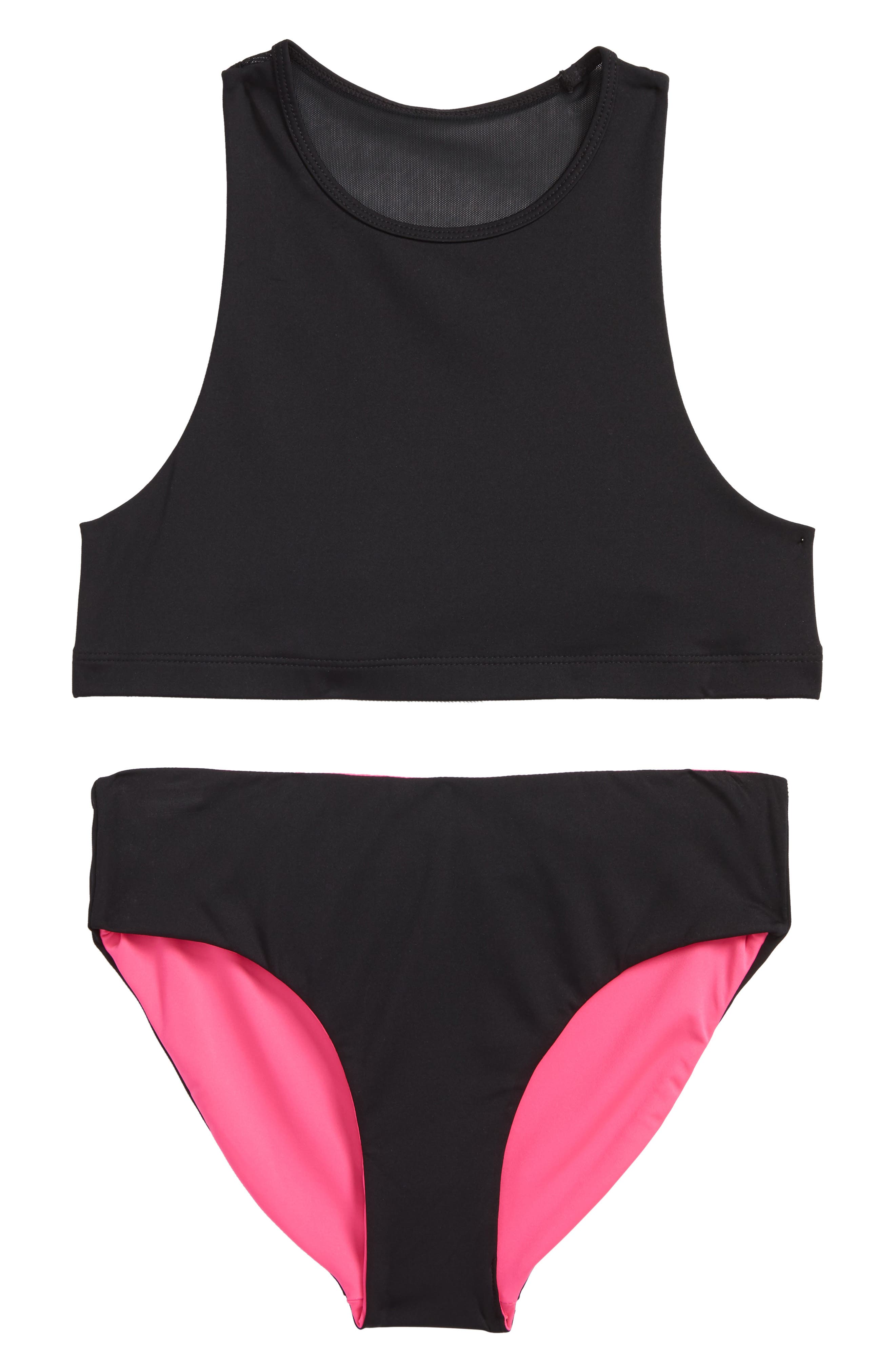 Zella Girl TwoPiece Racerback Swimsuit (Big Girls) Nordstrom