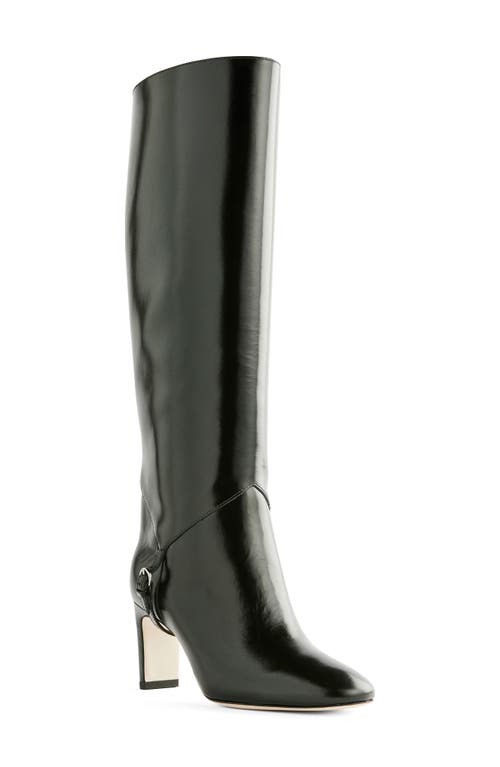 Shop Reformation Gae Knee High Boot In Black Leather