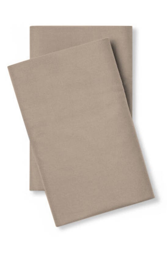 Pg Goods Cool & Crisp Pillow Case Set In Sandy Taupe