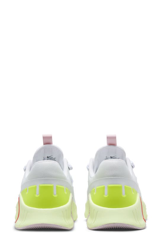 Shop Nike Free Metcon 5 Training Shoe In White/ Pink/ Bright Crimson