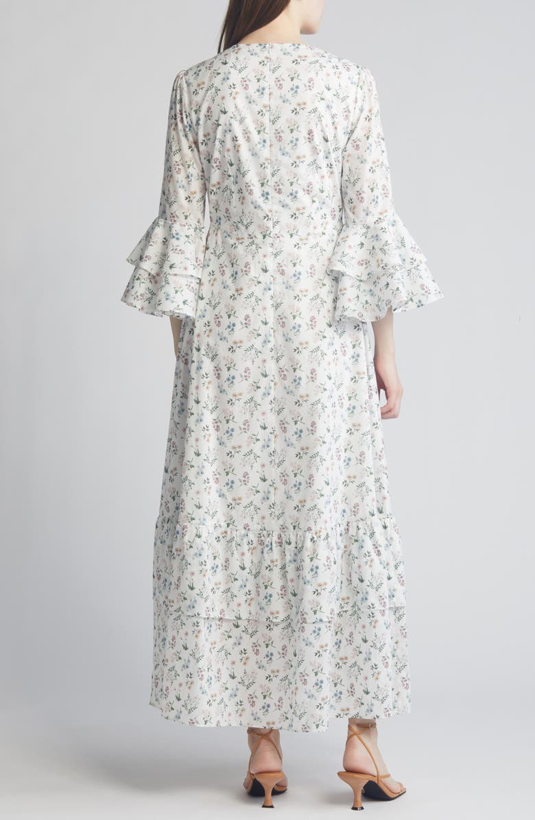 Liberty London Gala Floral Tiered Cotton Maxi Dress | Nordstromrack