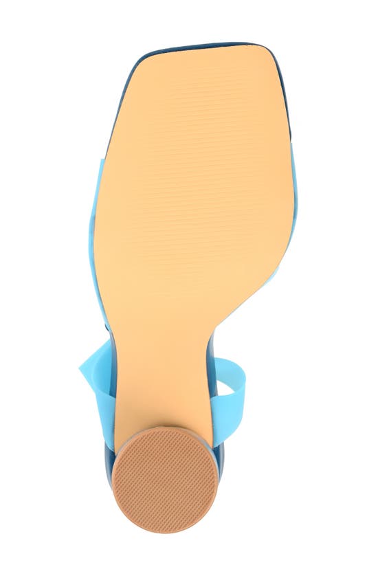 Journee Collection Tru Comfort Foam Pump In Blue