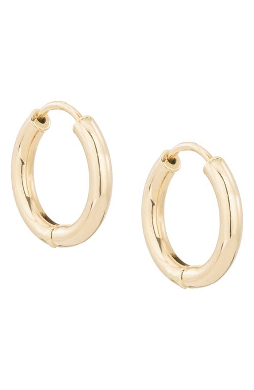 Adina Reyter 14K Gold Tube Hoop Earrings in Yellow Gold 