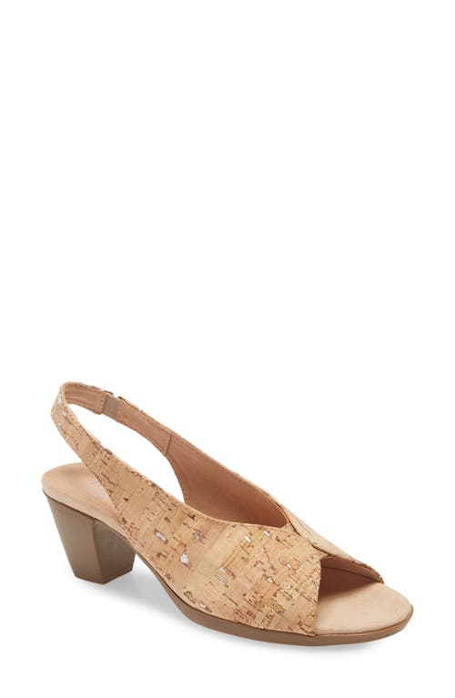 Rochelle Slingback Sandal in Cork