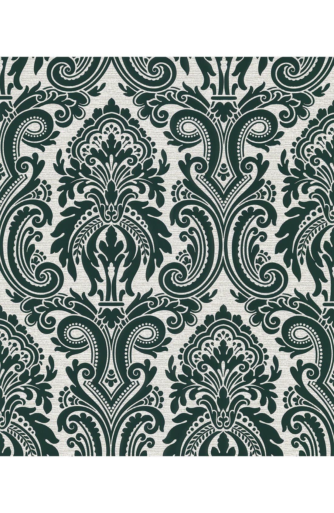 Wallpops 'Apollo Damask' Prepasted Wallpaper Nordstrom