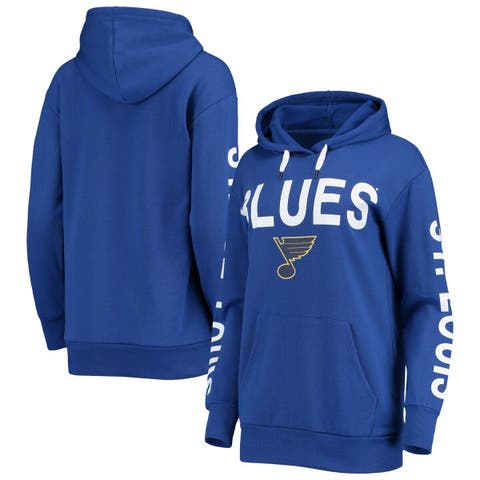 Women's G-III 4Her by Carl Banks Heather Gray St. Louis Blues City Graphic Fleece Pullover Hoodie Size: Medium