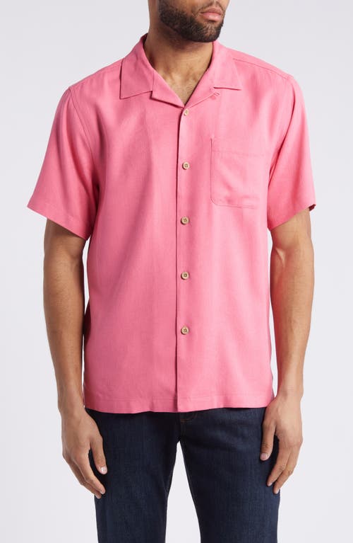 Tommy Bahama Tropic Isle Short Sleeve Button-Up Silk Camp Shirt at Nordstrom,