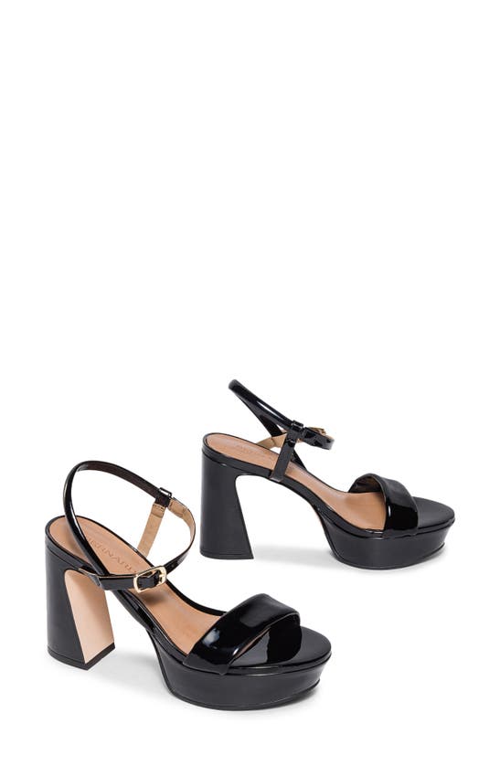 Shop Bernardo Footwear Ventura Ankle Strap Platform Sandal In Black