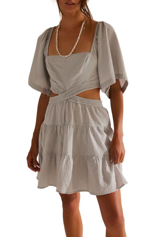 Free People Cross of Sunlight Minidress Pebbles at Nordstrom,