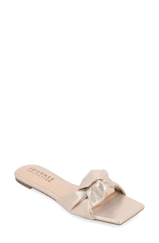 Journee Collection Tru Comfort Dianah Sandal In Rose Gold